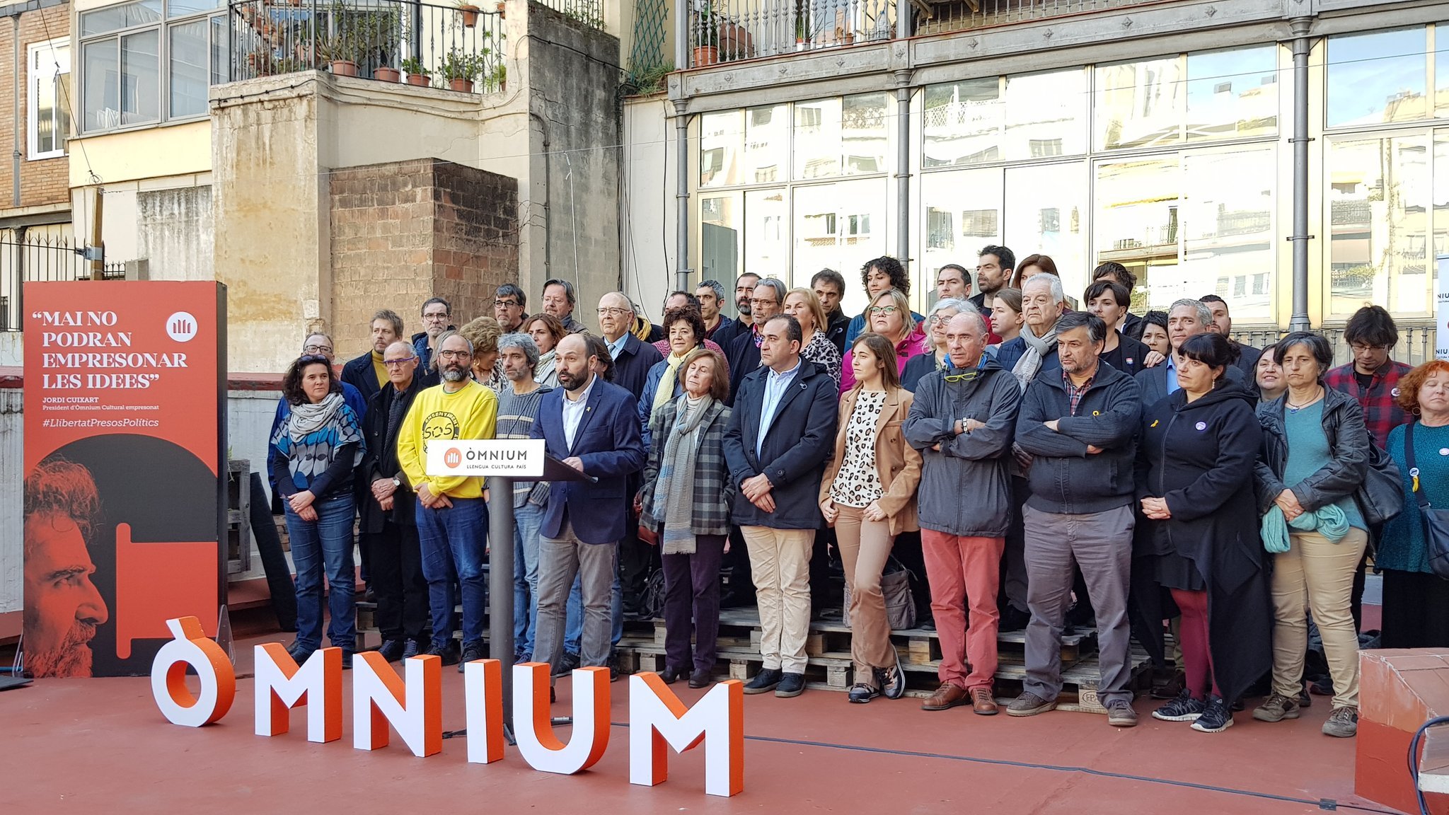 Òmnium es reivindica com a "baluard" de les llibertats abans de la declaració de Cuixart