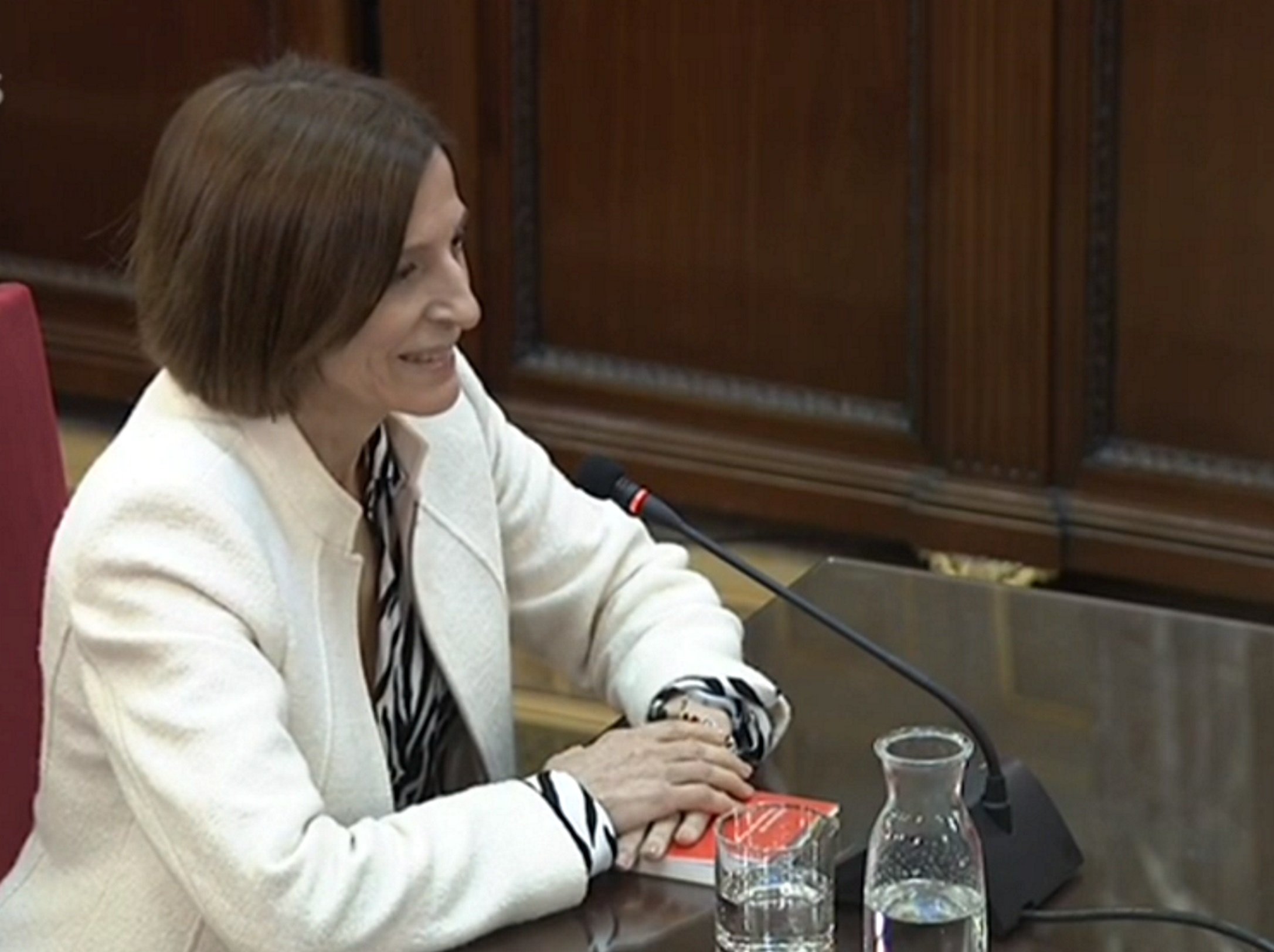 Forcadell: "No entiendo por qué estoy siendo juzgada por este tribunal"