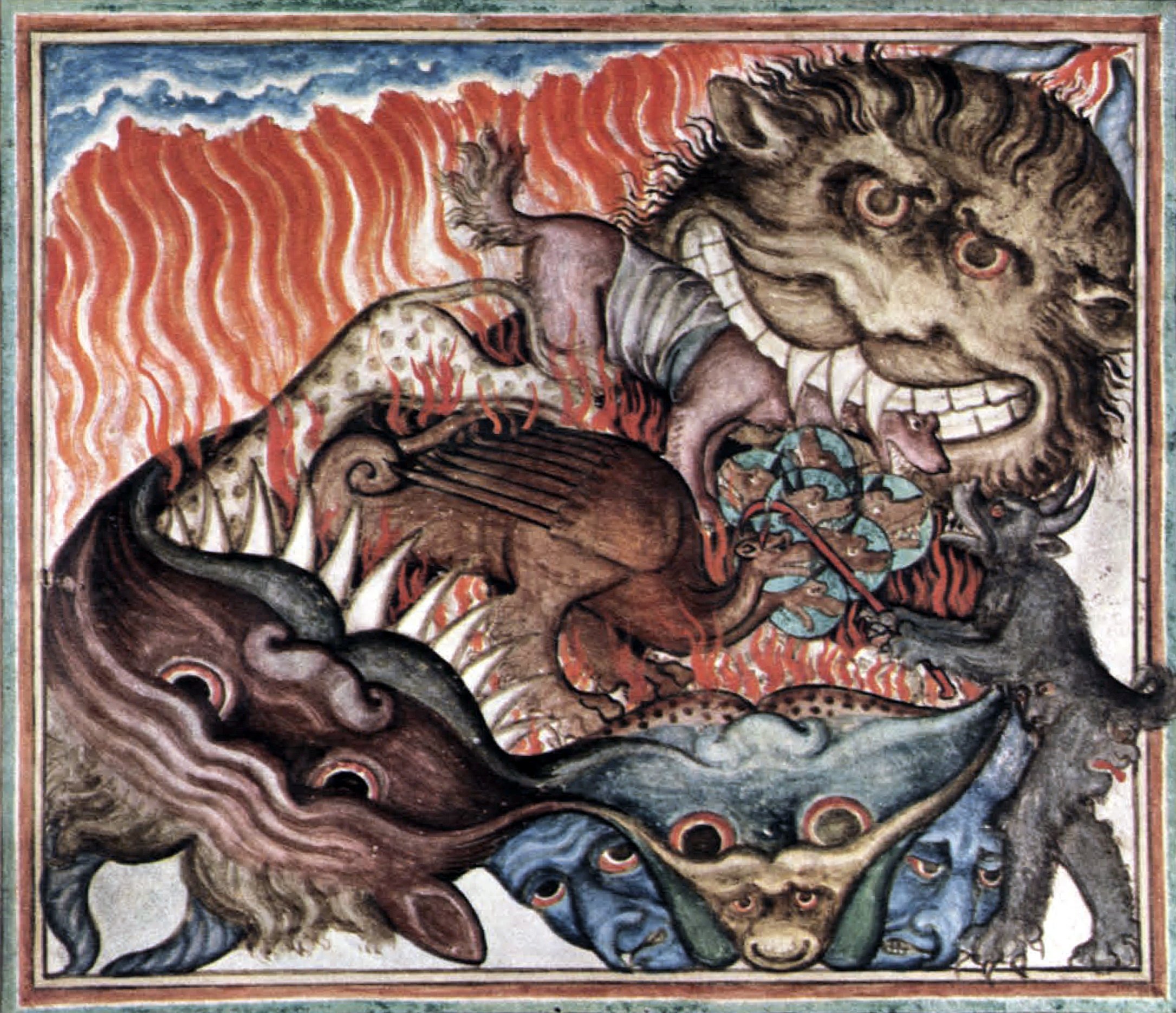 Drac (Cloisters Apocalypse, ca 1330)