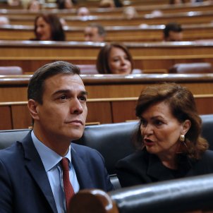 Pedro Sánchez Carmen Calvo Congres dels Diputats febrer 2019 EFE Pedro Sánchez Carmen Calvo Congres dels Diputats febrer 2019 EFE