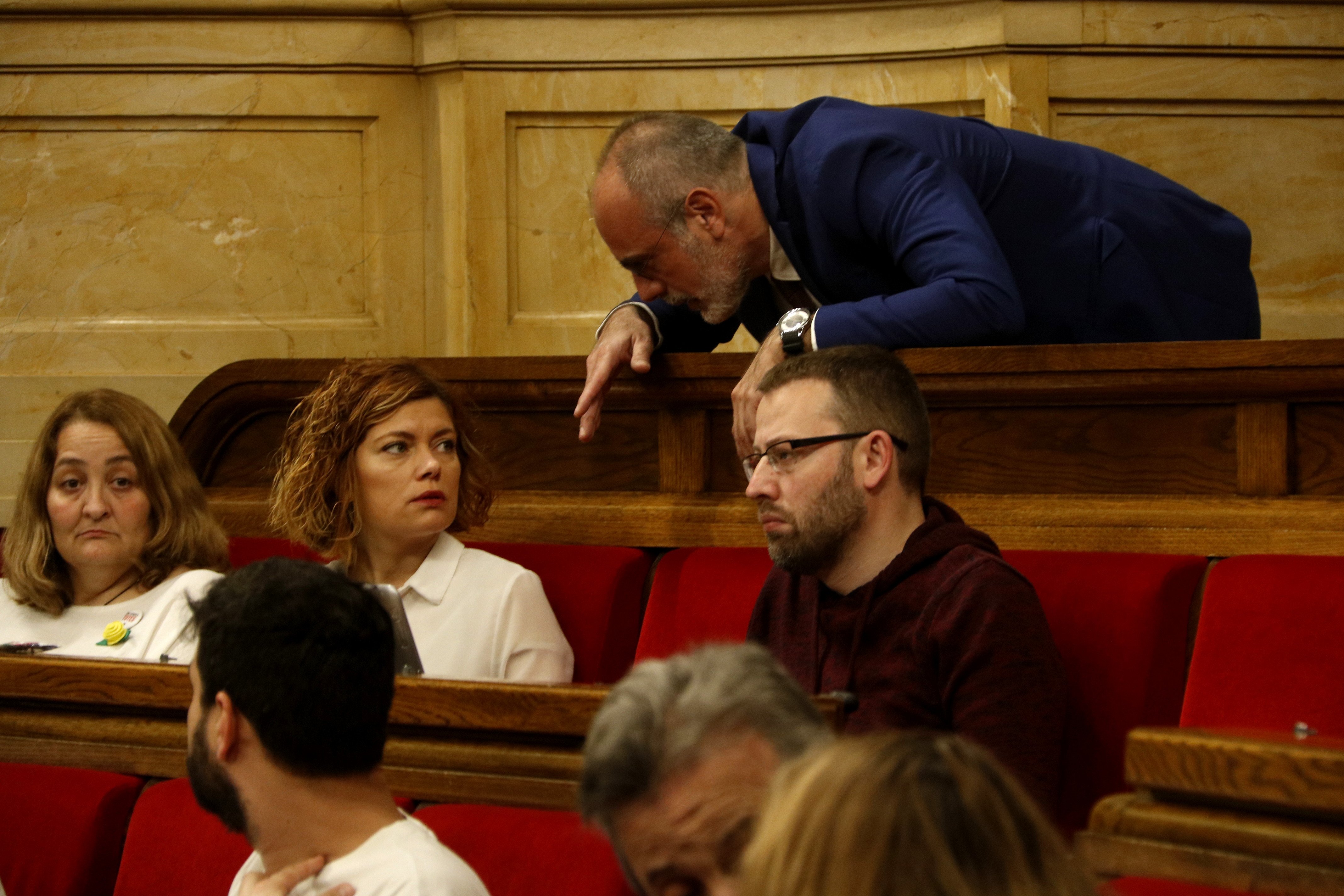 Primer ple d'Alamany com a diputada no adscrita, que seu al costat de la CUP