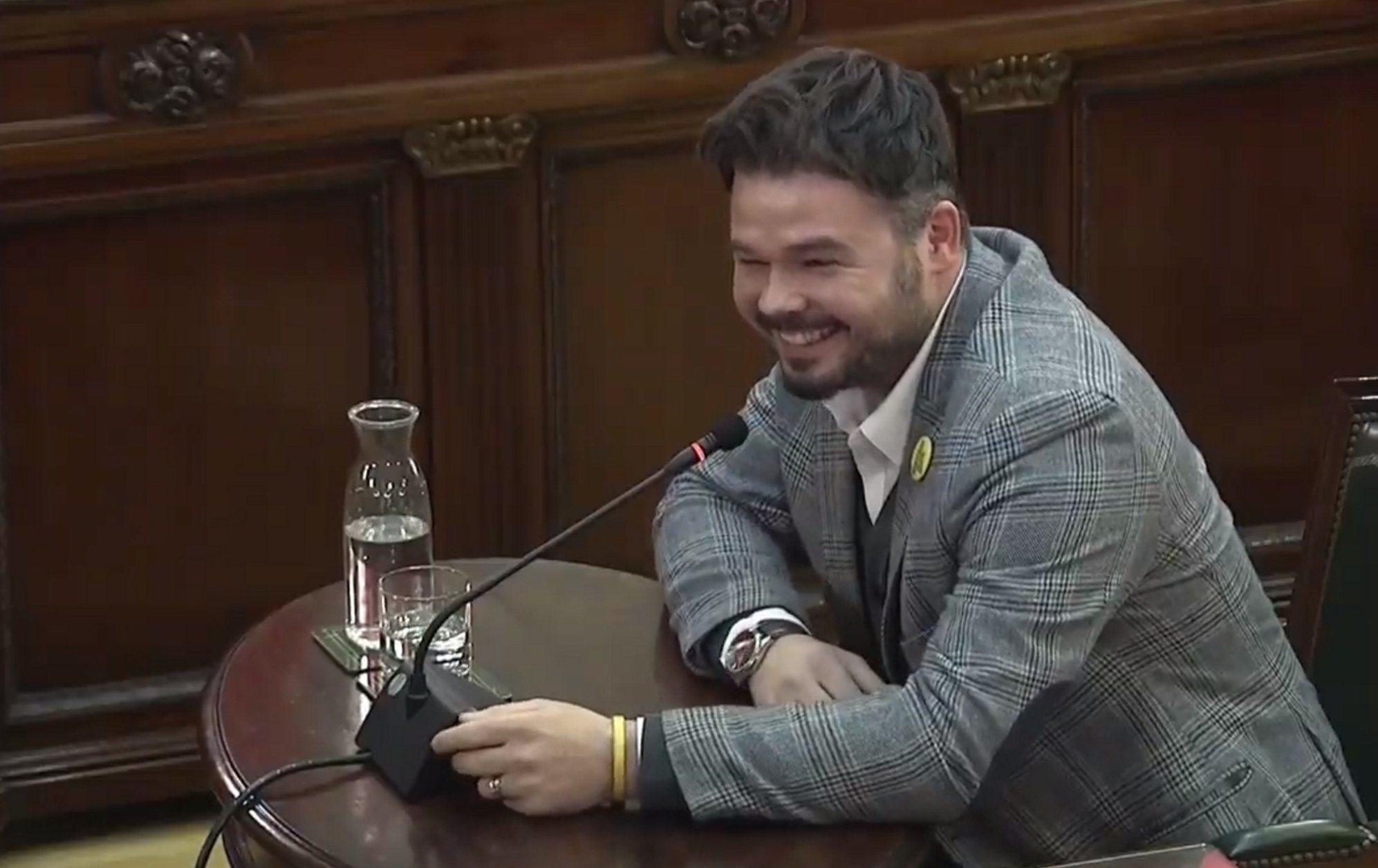 Rufián: "La única violencia que vi fue la de la policía el 1-O"