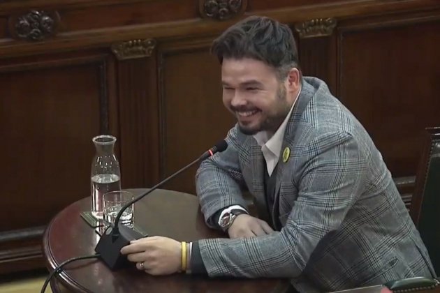 juicio procés Gabriel Rufián sonrisa