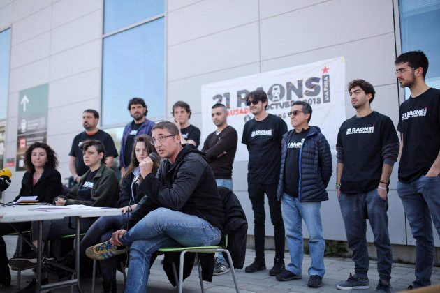 campanya 21 raons encausats tall via AVE Girona 2018 Carles Palacio