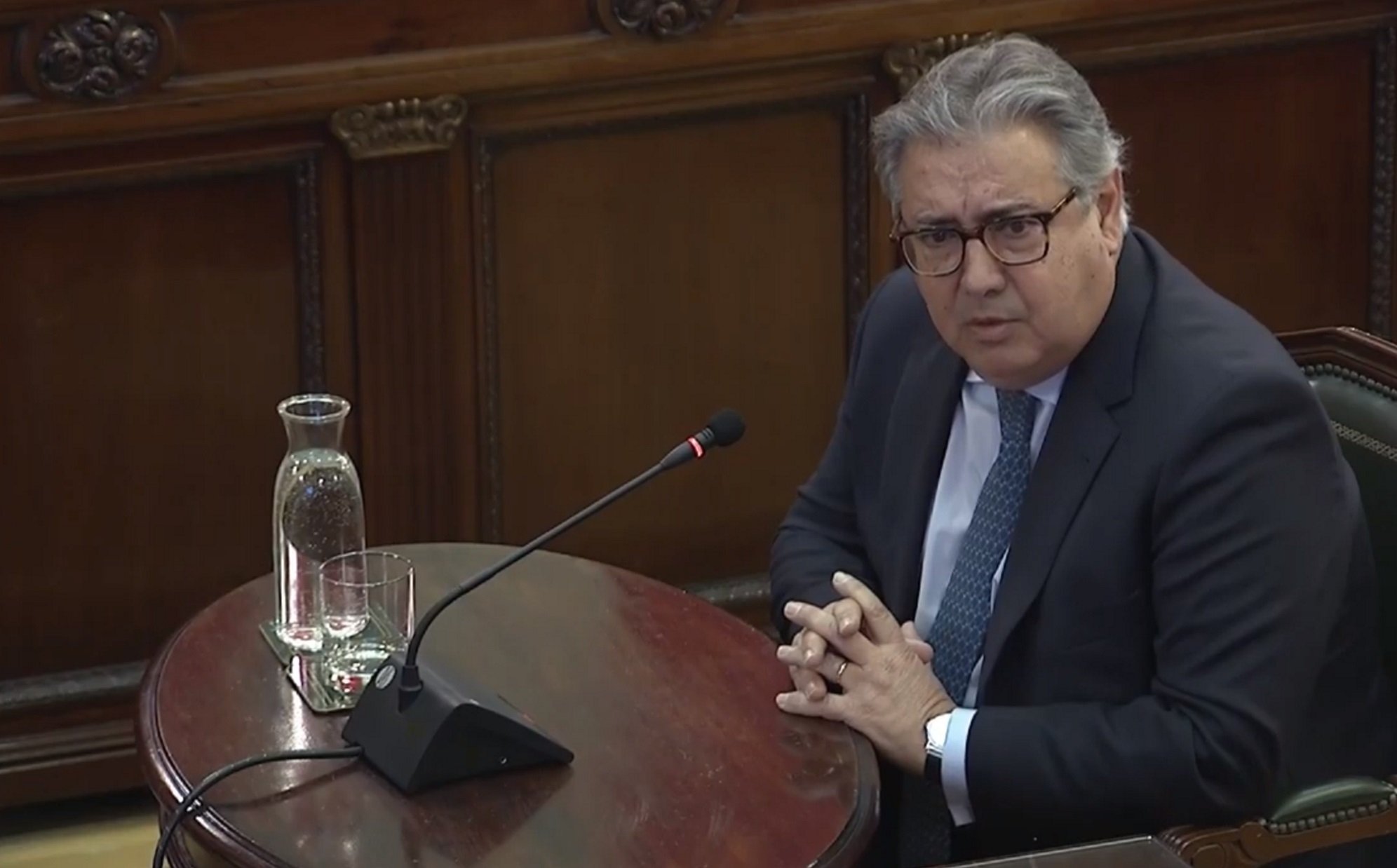 Zoido, sobre las cargas del 1-O: "Fue una actuación proporcionada"