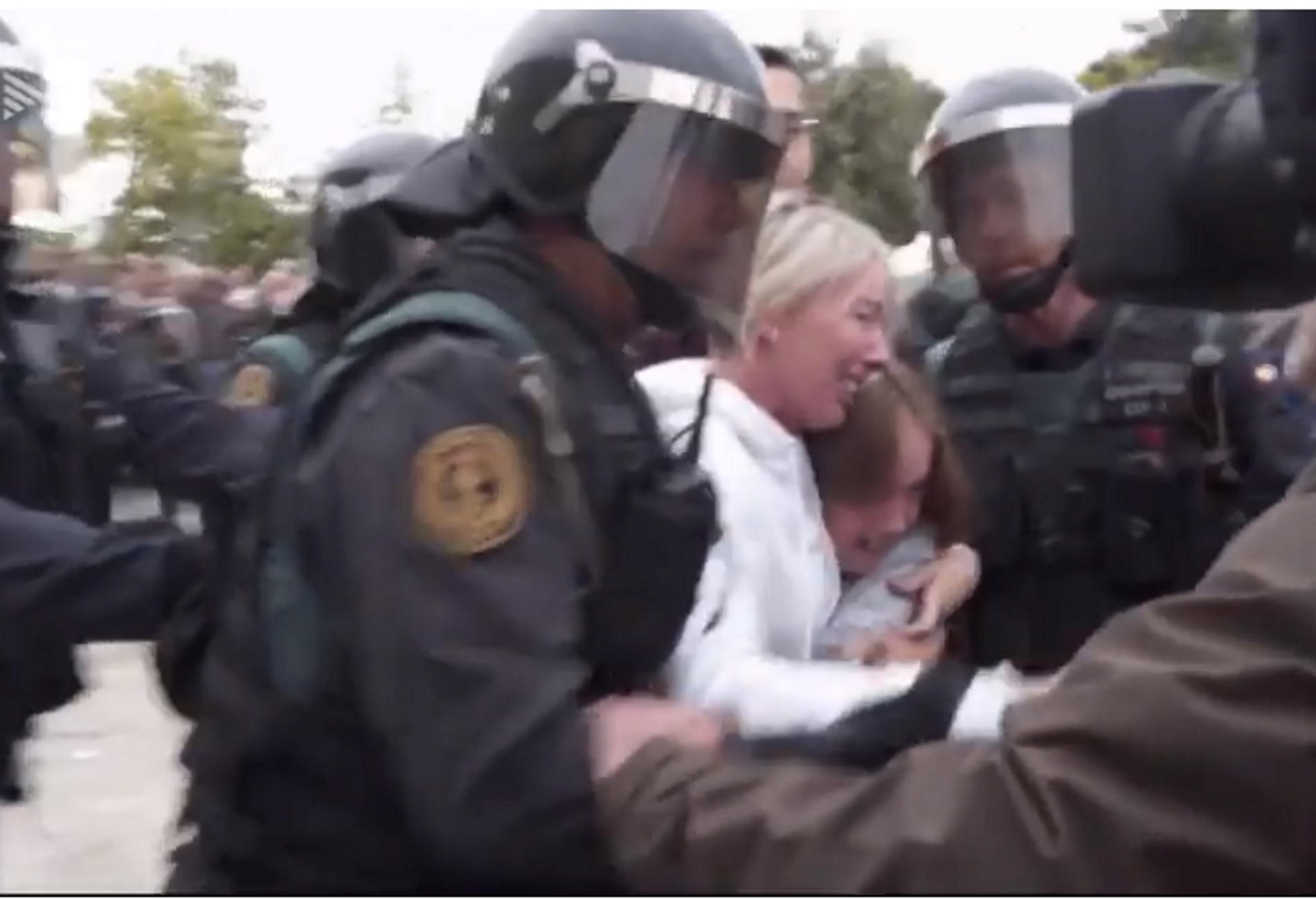 El vídeo de cargas del 1-O que Marchena ha prohibido visionar