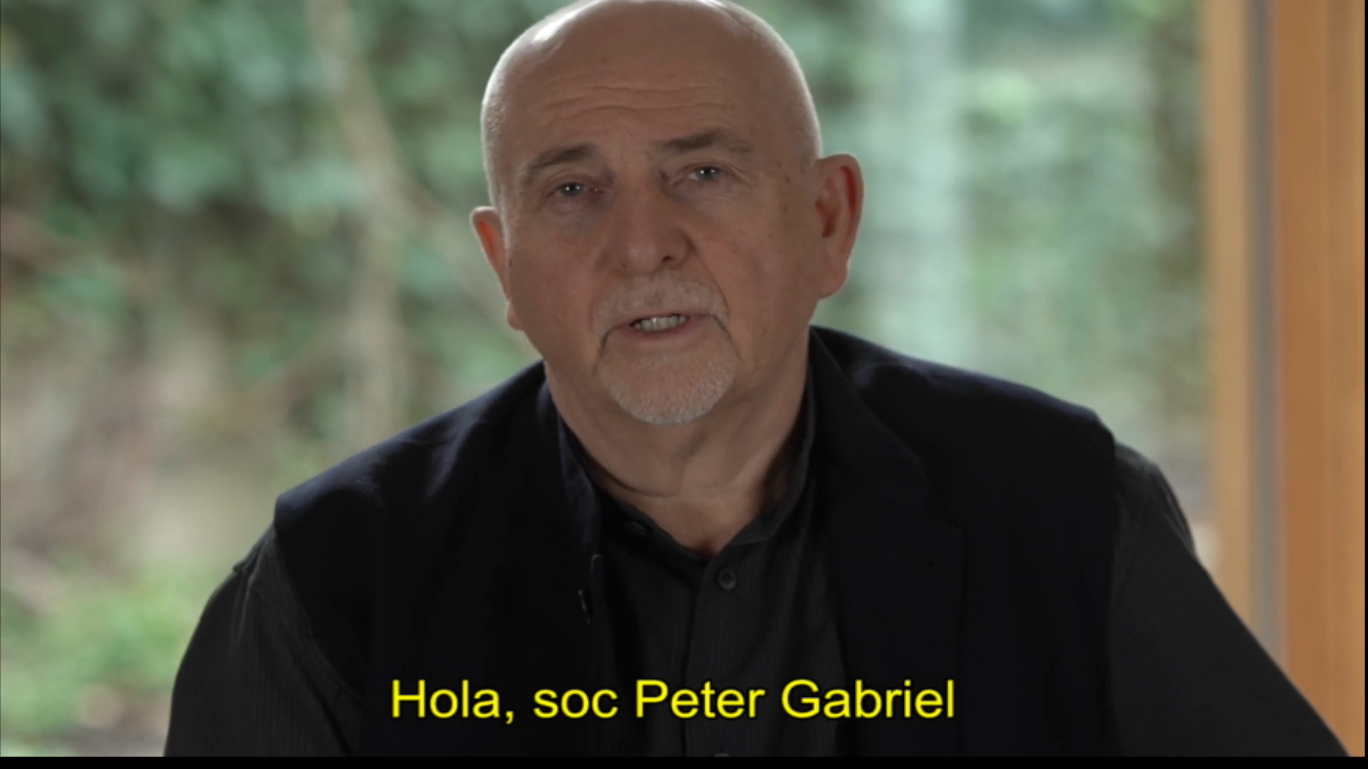 VÍDEO | El músic britànic Peter Gabriel envia un missatge de suport a l'independentisme