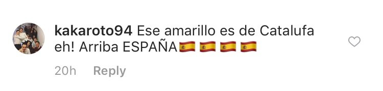 comentario llega españa