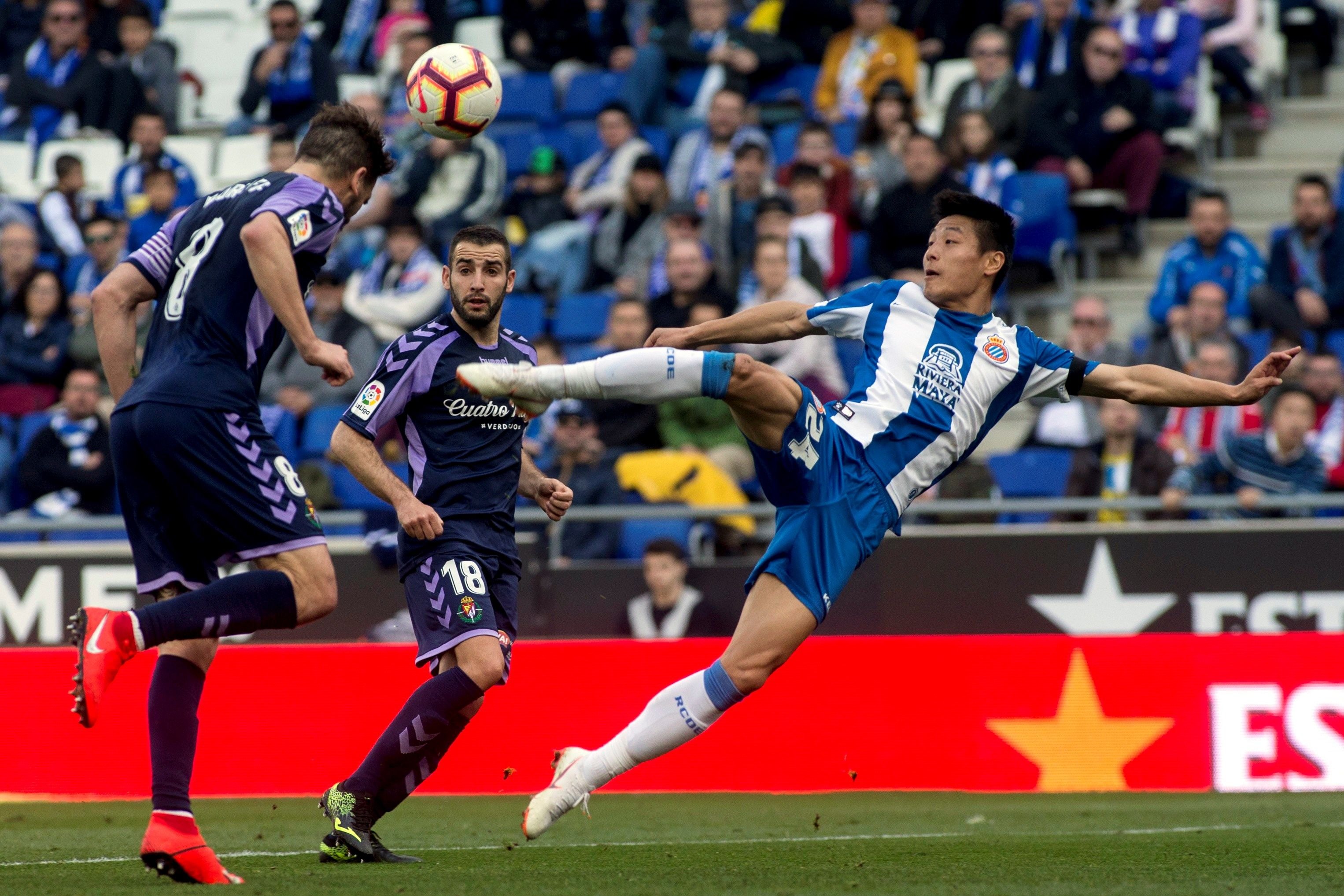 Wu Lei ya marca y el Espanyol respira (3-1)