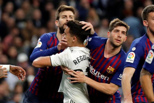 sergi roberto pique reguilon barça madrid efe sergi roberto pique reguilon barça madrid efe
