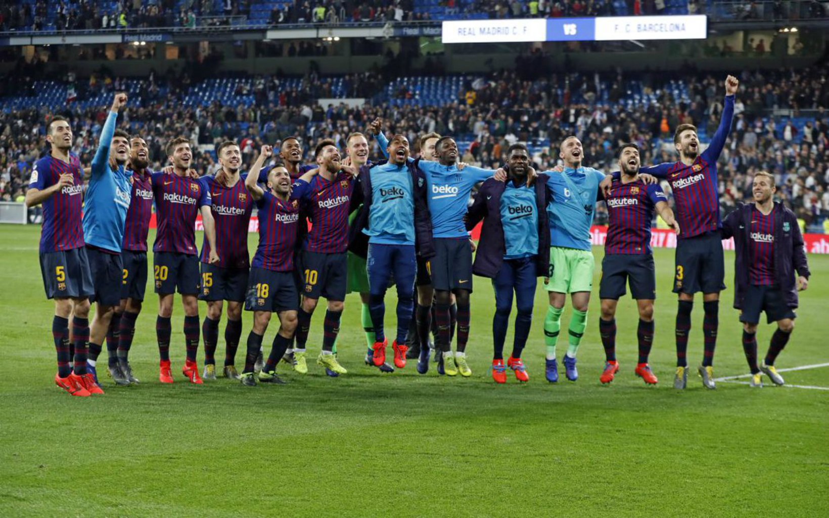 El Barça reescribe la historia de los Clásicos