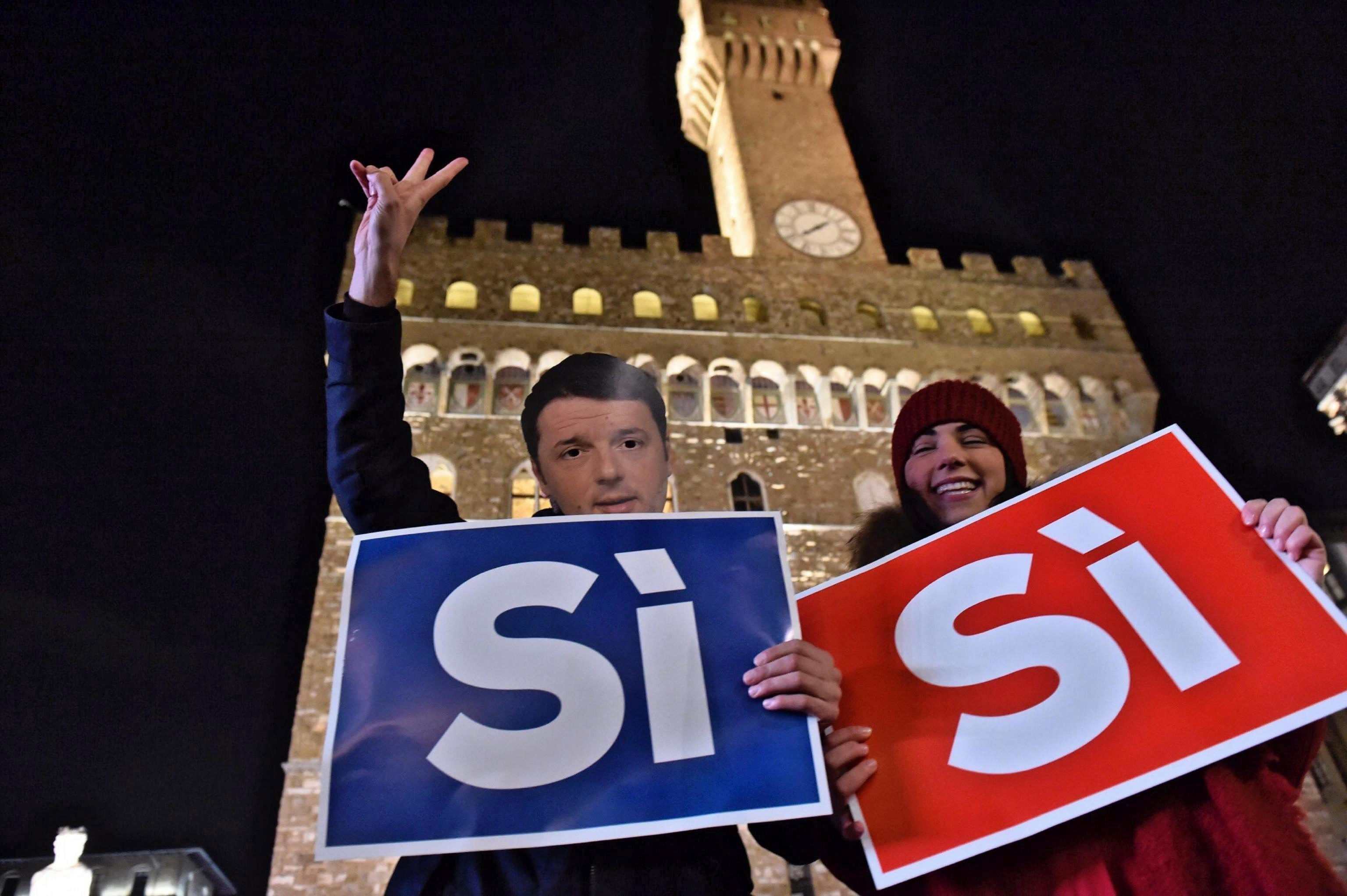 El referéndum constitucional, un inevitable plebiscito sobre Renzi