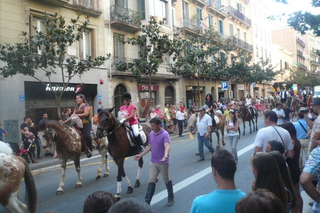 Fiesta Mayor de Gracia 2011 grupos de Sant Medir XIII pasacalle de cultura popular calle Gran pere prlpz wikipedia