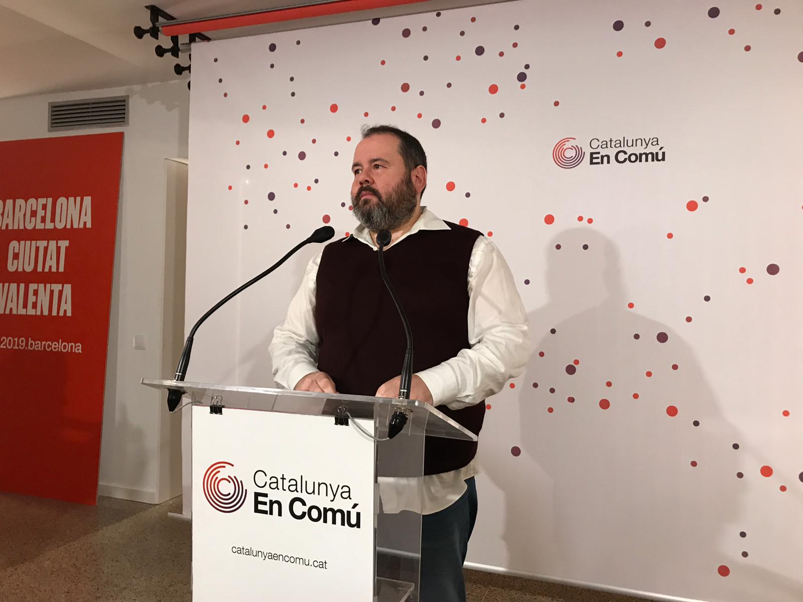 Els comuns reclamen un tripartit d'esquerres a la Diputació de Barcelona