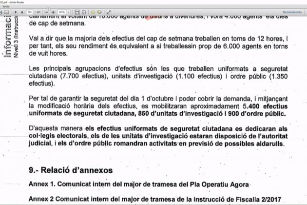 juicio procés documento xavier melero Antonio Nieto