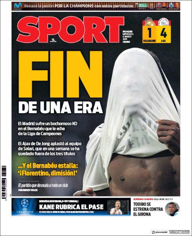 Sport Portada 06 03 2019