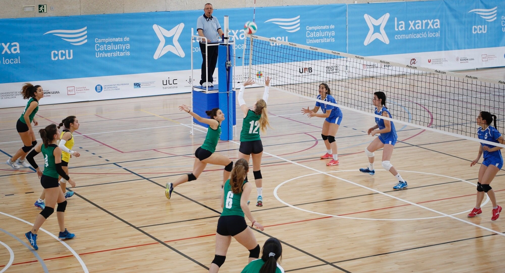 Doblet de la Universitat de Barcelona al Campionat de Catalunya de voleibol