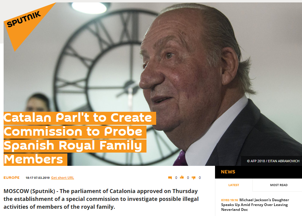 Sputnik. comissio parlamento