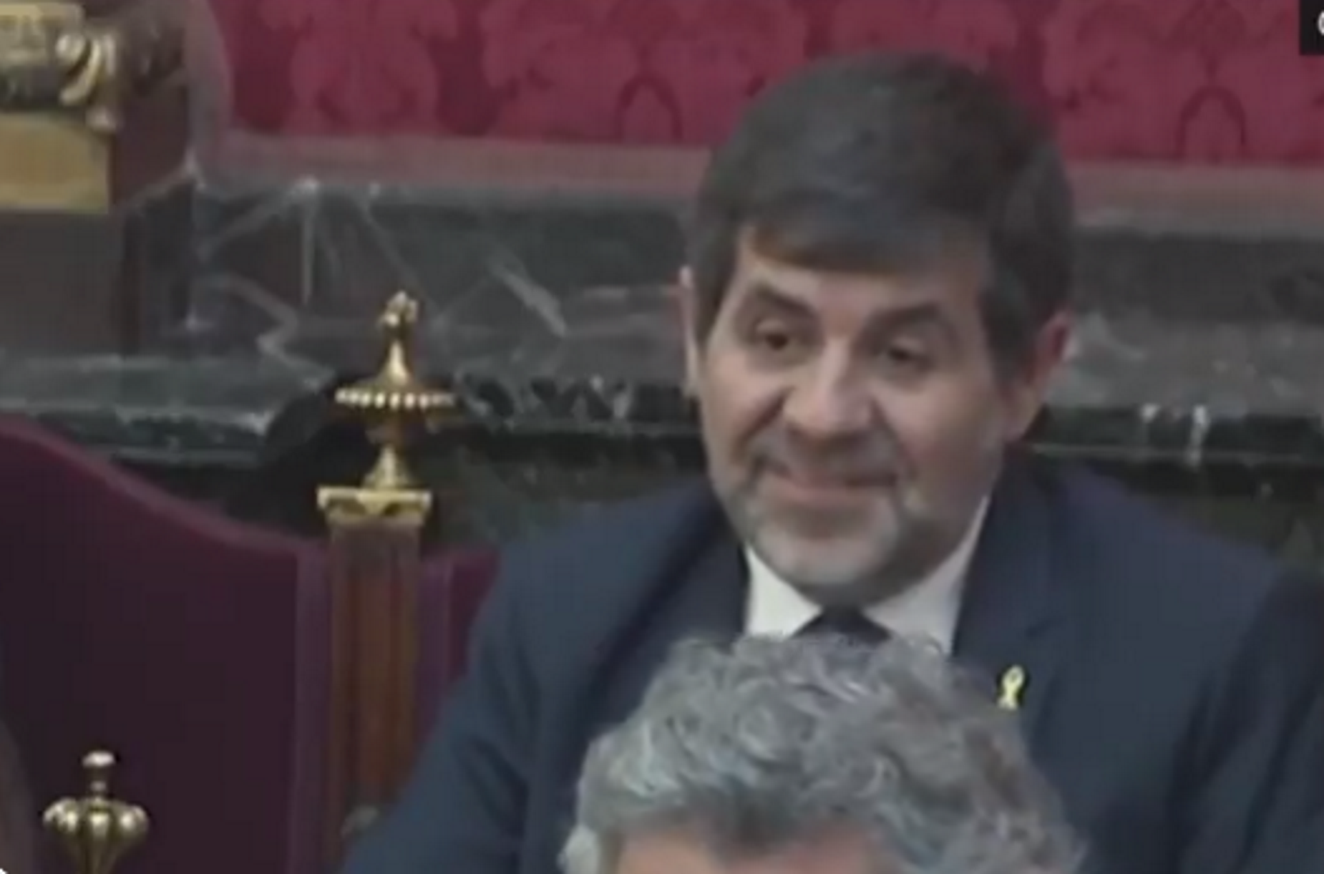 VÍDEO: La incredulidad de Jordi Sànchez con las declaraciones de la secretaria