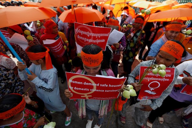 cambodja feministes 8 març efe cambodja feministes 8 març efe