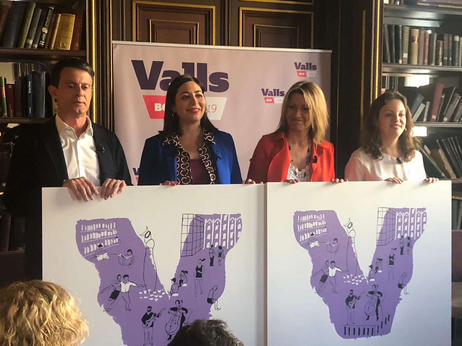 Valls aprofita el 8-M per defensar "una dona en particular": Montserrat del Toro