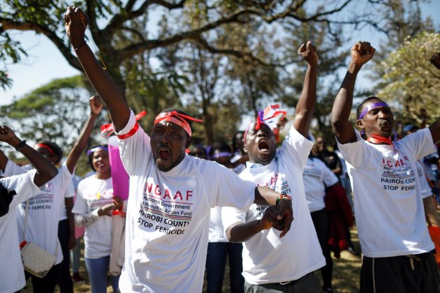 KENYA vaga 8 març efe KENYA vaga 8 març efe