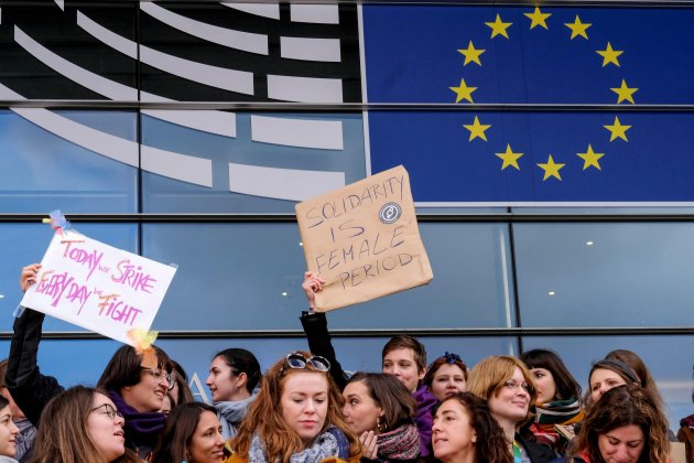belgica feminisme vaga 8 març efe belgica feminisme vaga 8 març efe