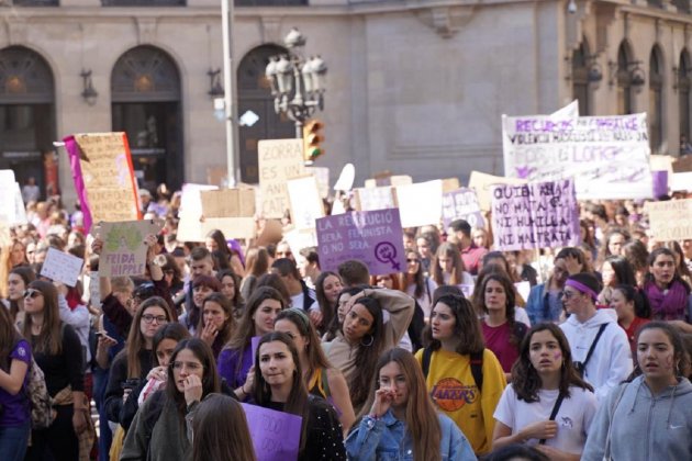 manifestació estudiants Barcelona 8 M Guillem Camos