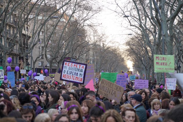 8-M manifestació feminista - Guillem Camós 8-M manifestació feminista - Guillem Camós