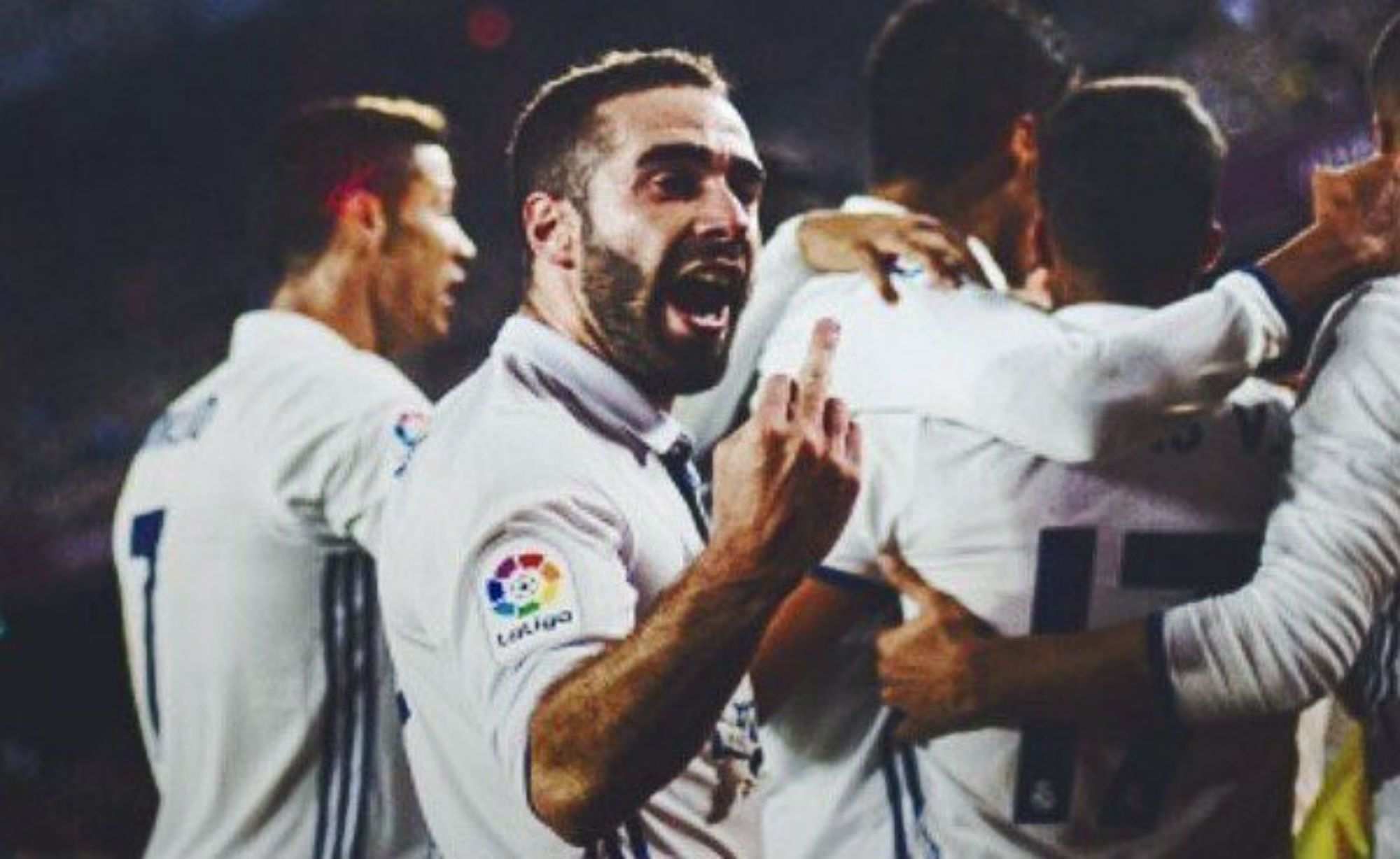 El gest groller de Carvajal al Camp Nou