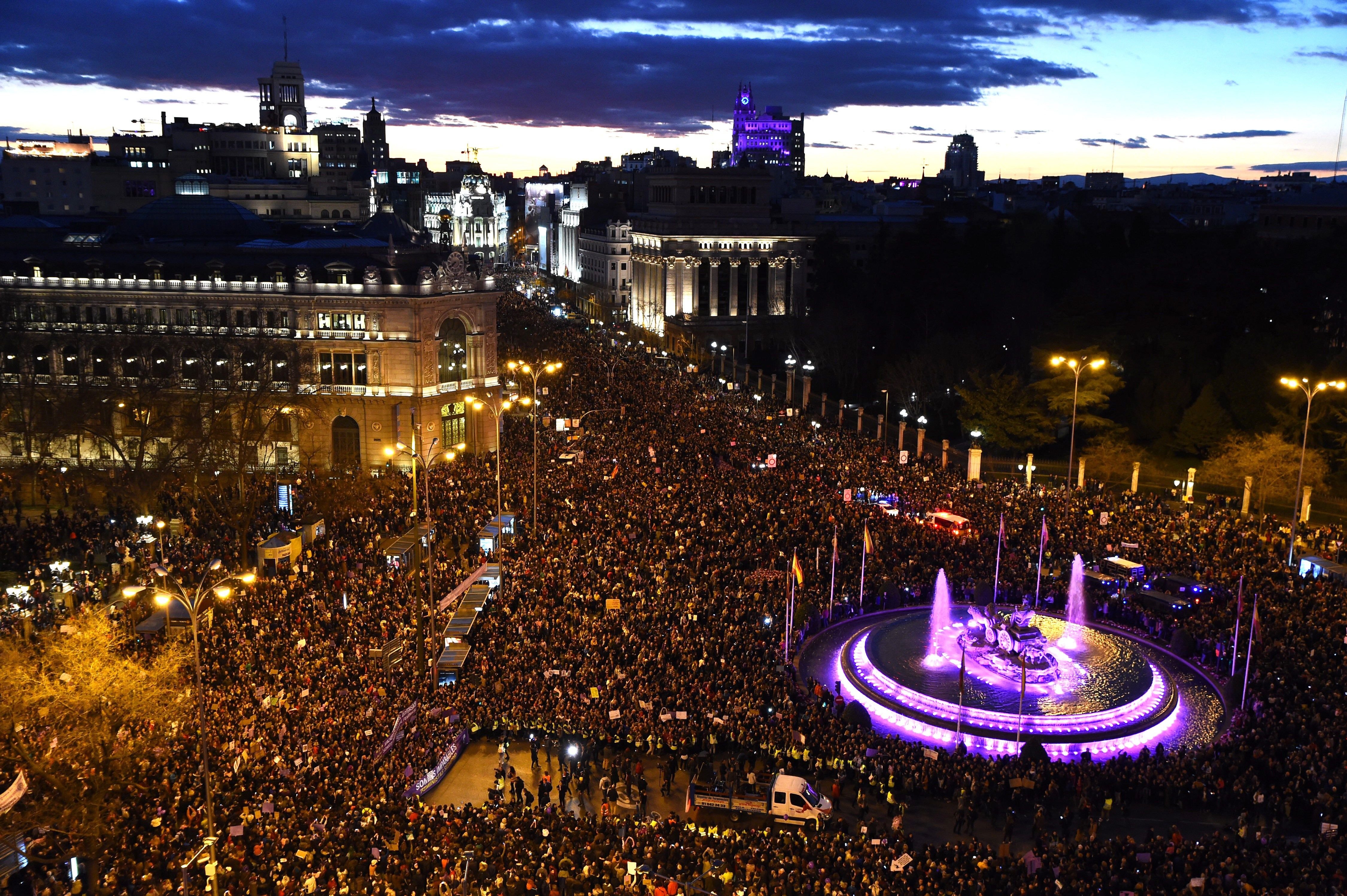 Madrid manifestació feminista EFE