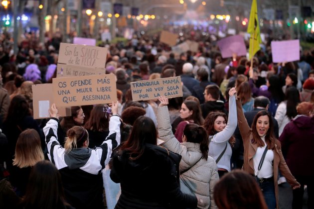 Manifestació feminista Barcelona 8-M - Efe