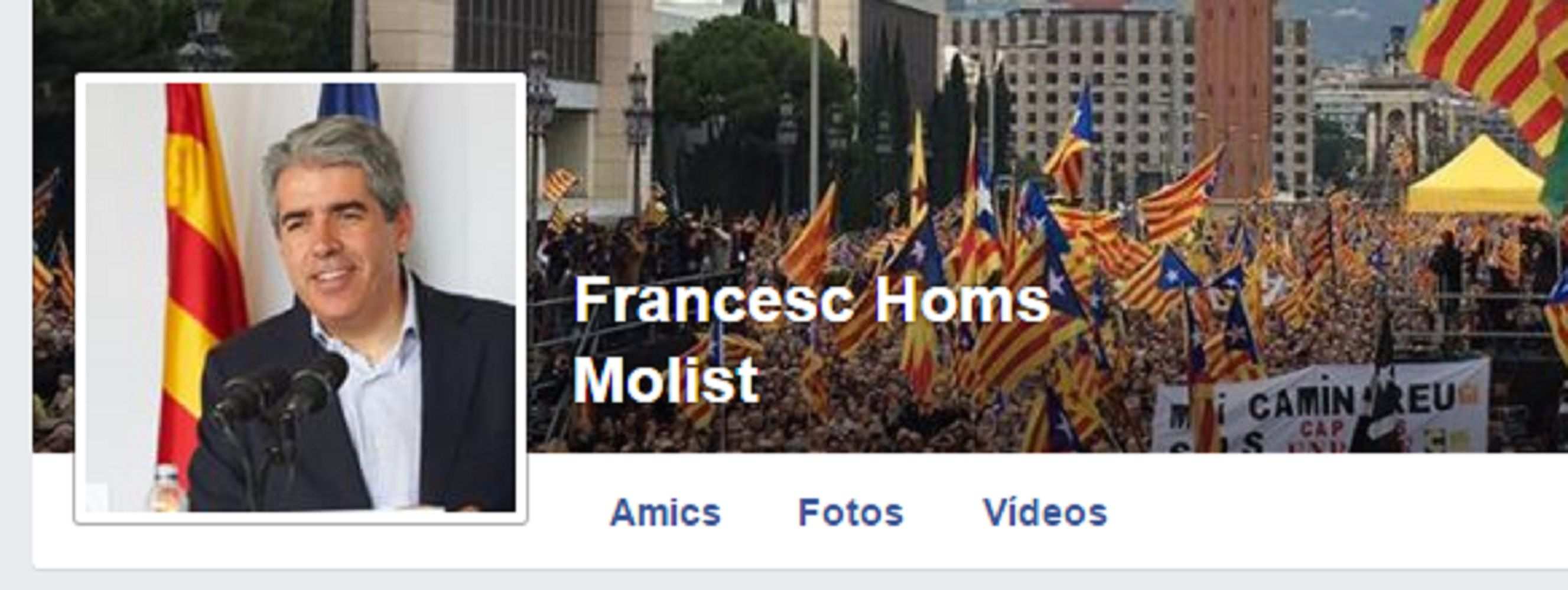 Francesc Homs estrena Facebook y hará un "dietario de un imputado por poner urnas"