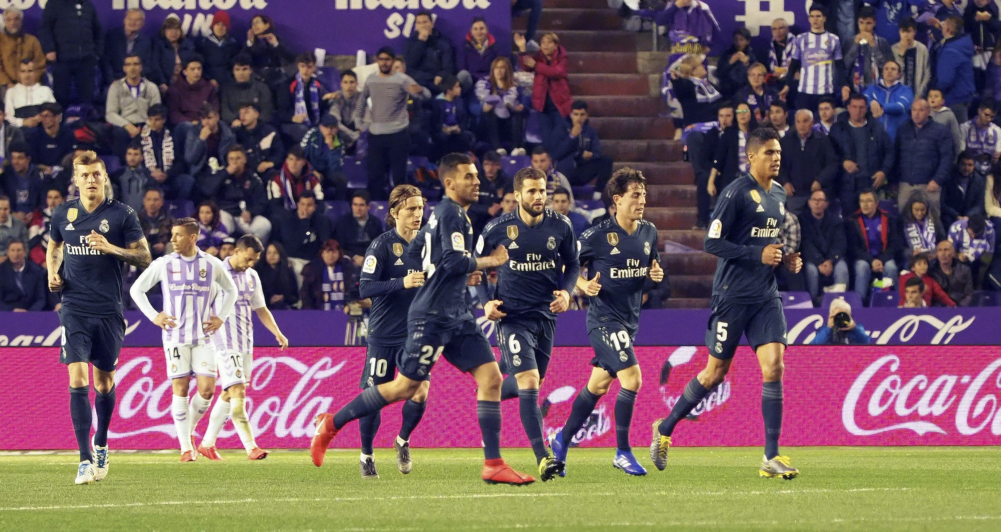 El Madrid se consuela con tres puntos en Valladolid
