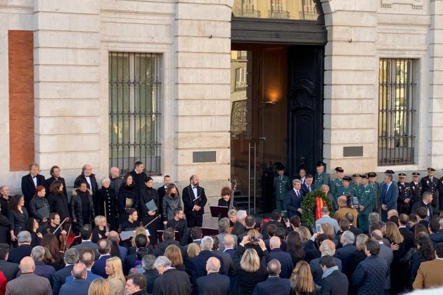 Ángel Garrido, Pedro Sánchez y Manuela Carmena 11M Nicolas Tomá