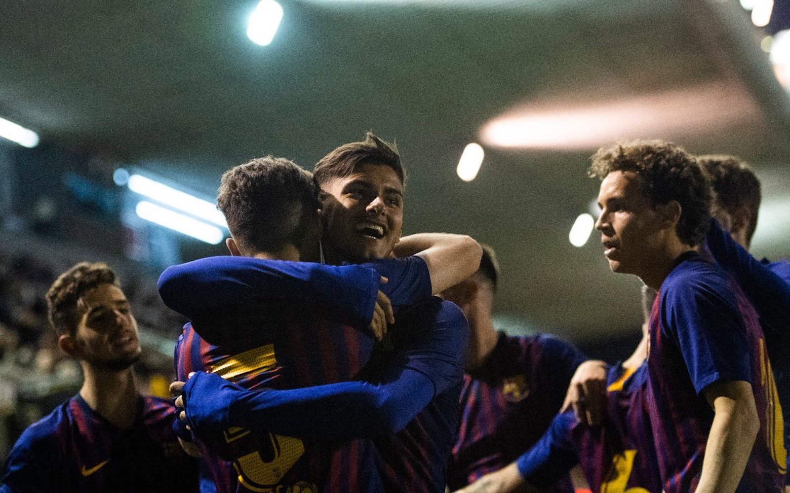 El Barça avanza con contundencia a los cuartos de la Youth League (3-0)