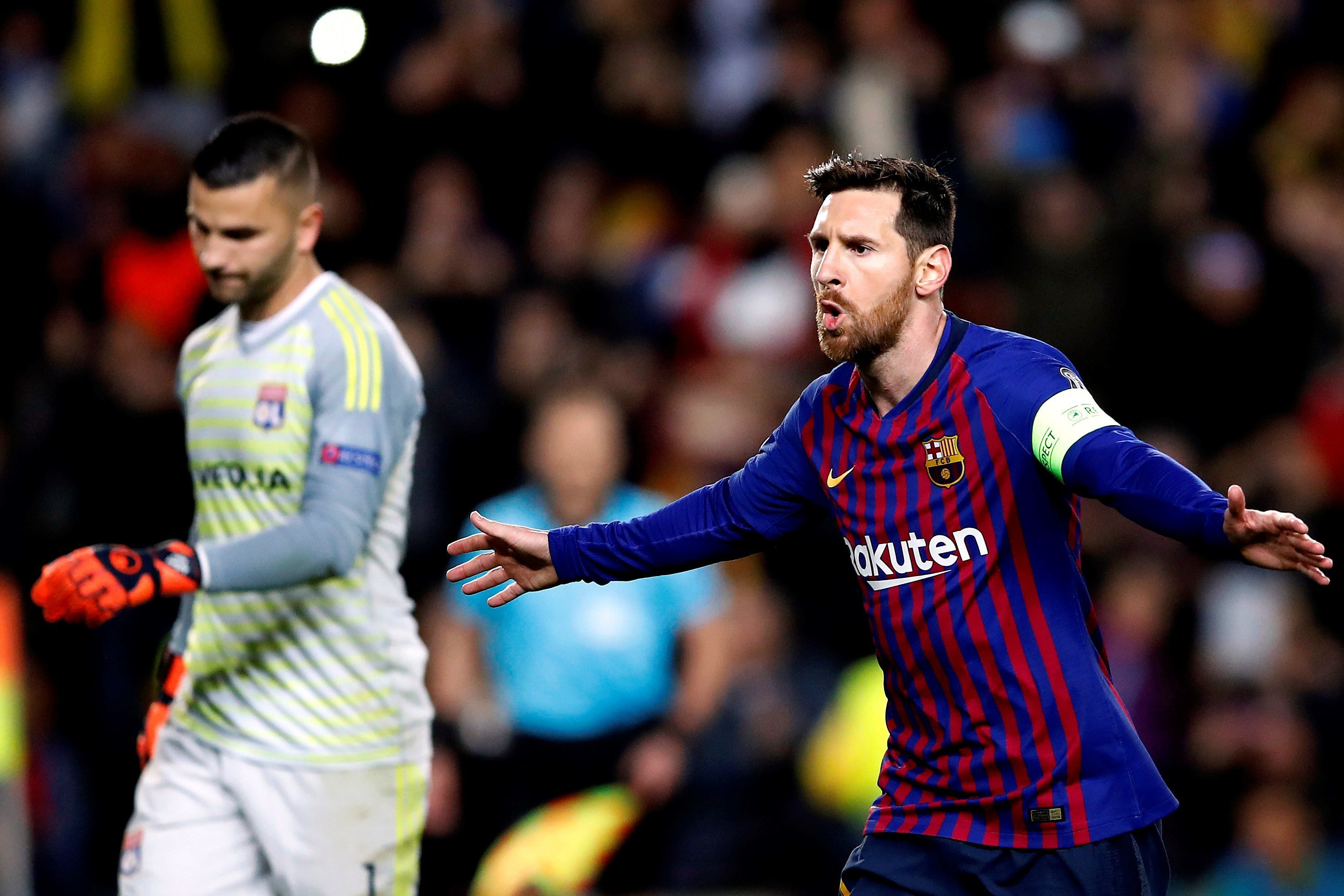 Messi hace magia y el Barça pasa a los cuartos de la Champions (5-1)