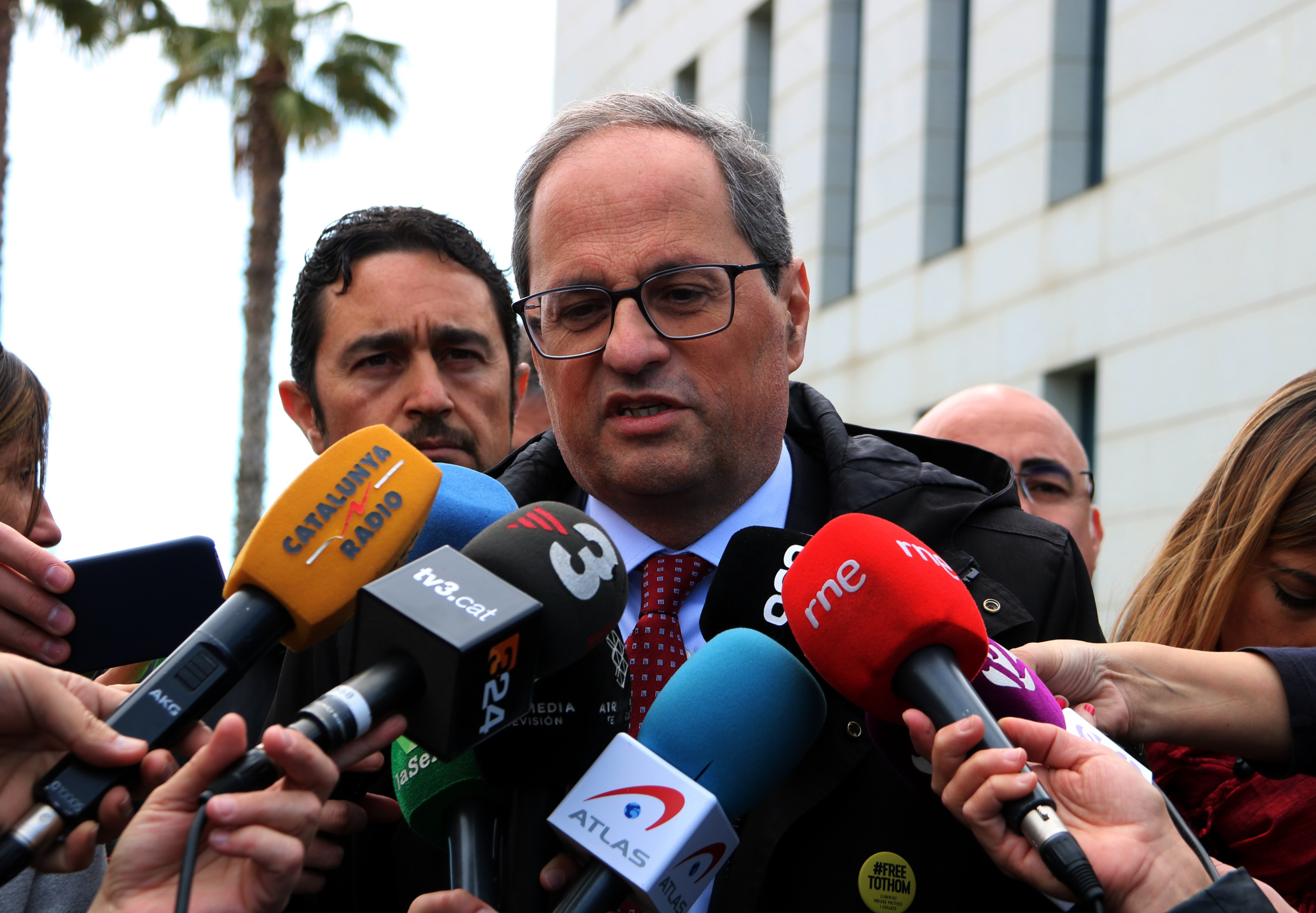 L'agraïment de Quim Torra als 41 senadors francesos