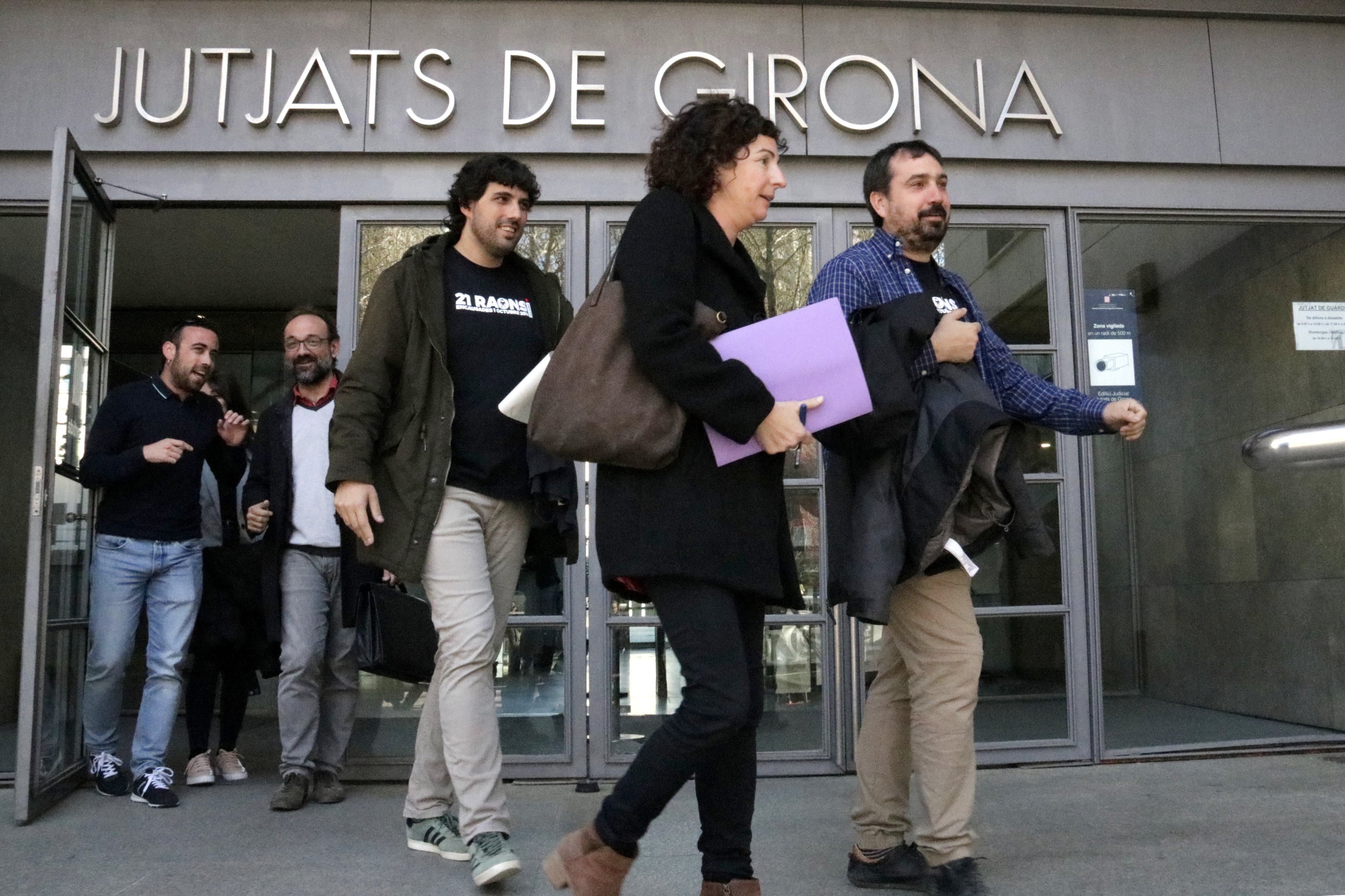 Investiguen la policia espanyola per les setze detencions pel tall de l'AVE a Girona