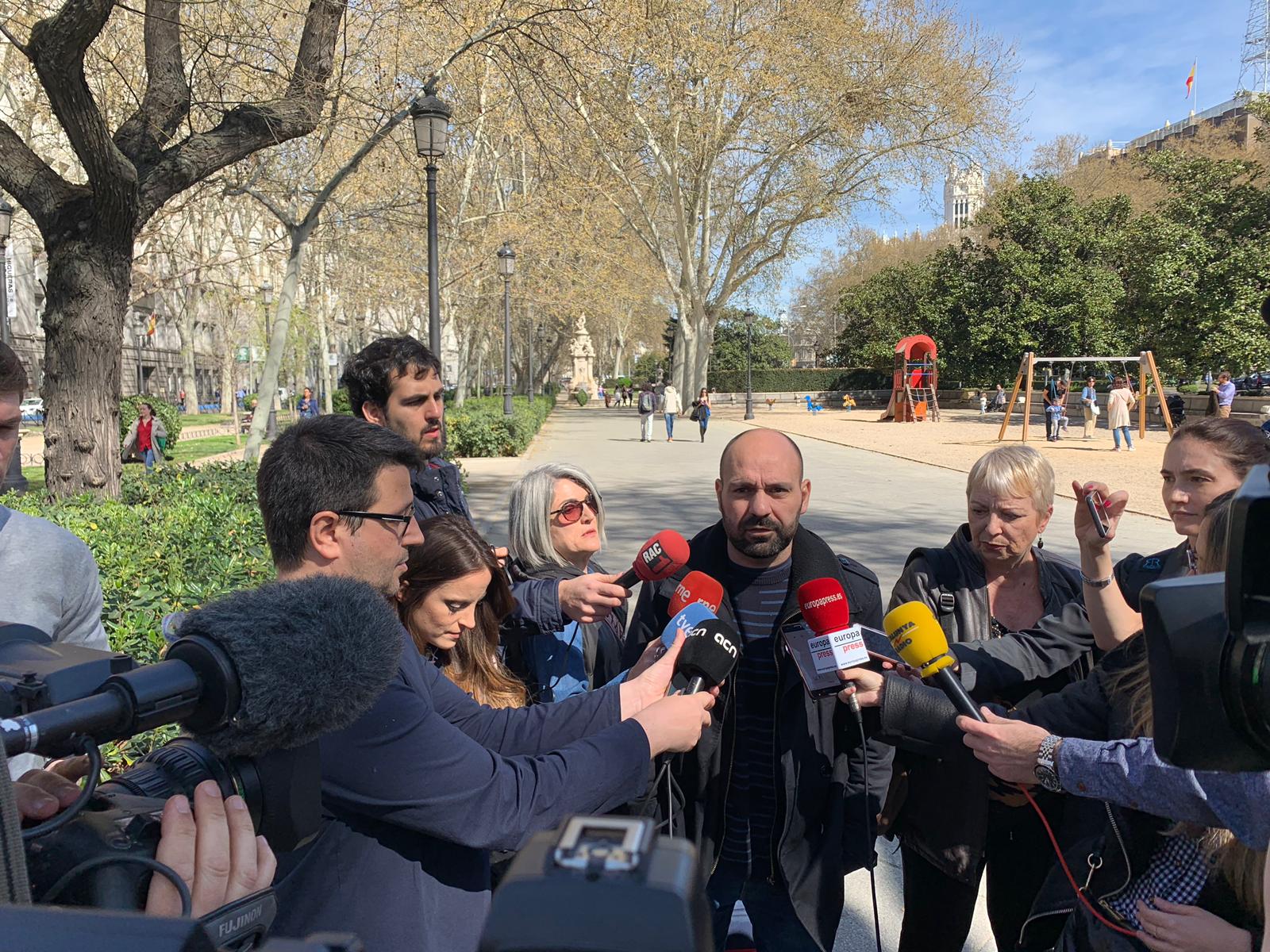 Marcel Mauri: "Estamos en Madrid para dar un grito de alerta a todos los demócratas del Estado"