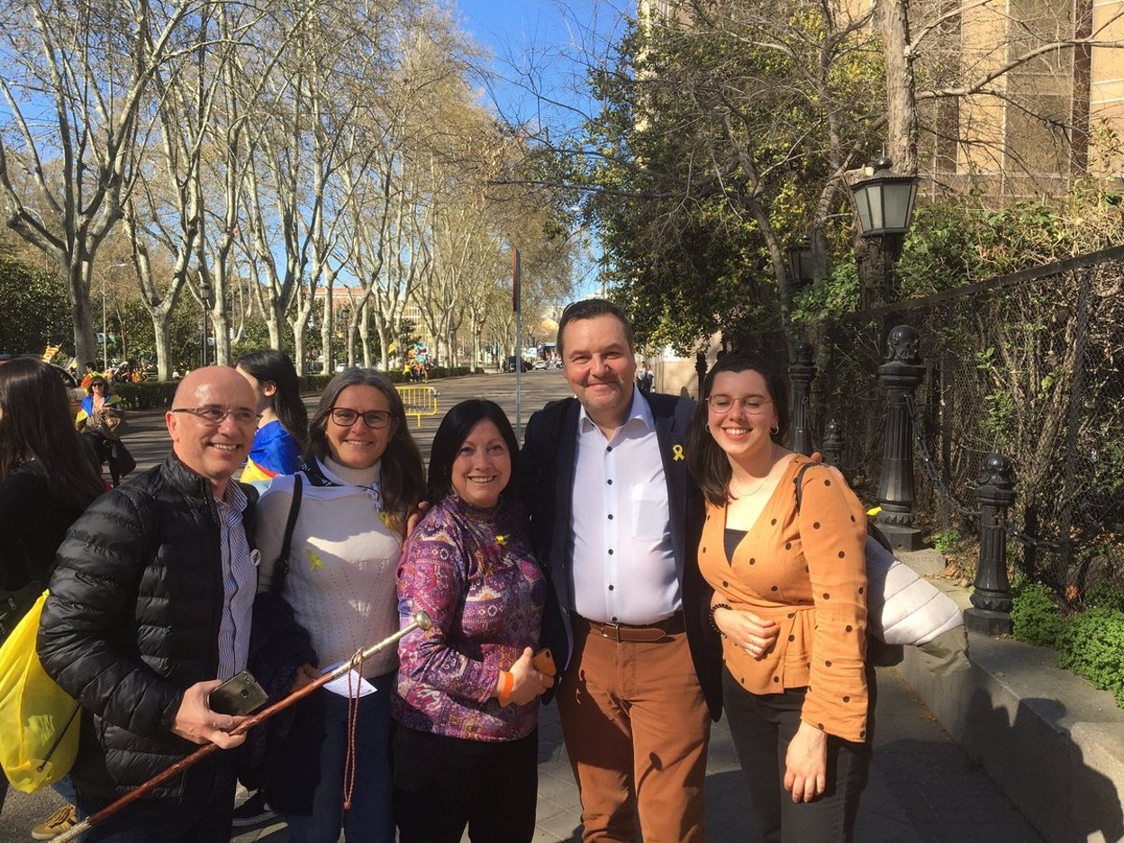 L'eurodiputat flamenc amenaçat per Vox, a la manifestació