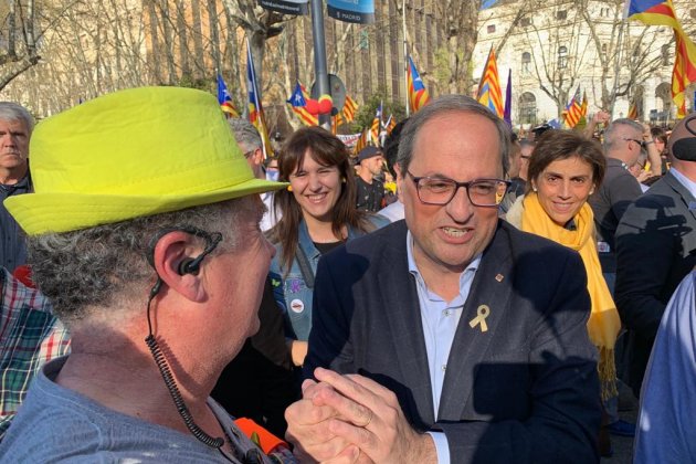 Torra Manifestación Madrid Nicolàs Tomás