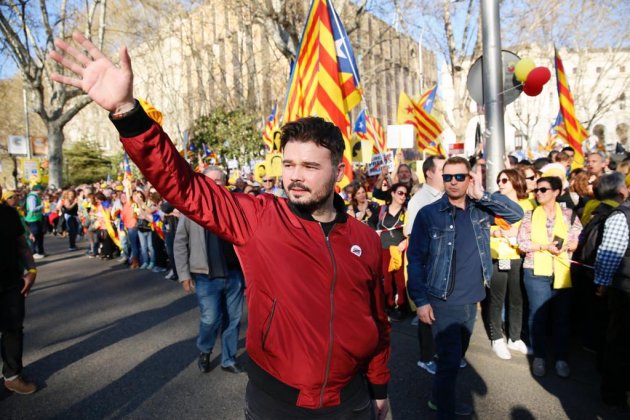 Gabriel Rufián manifestación Madrid Sergi Alcàzar