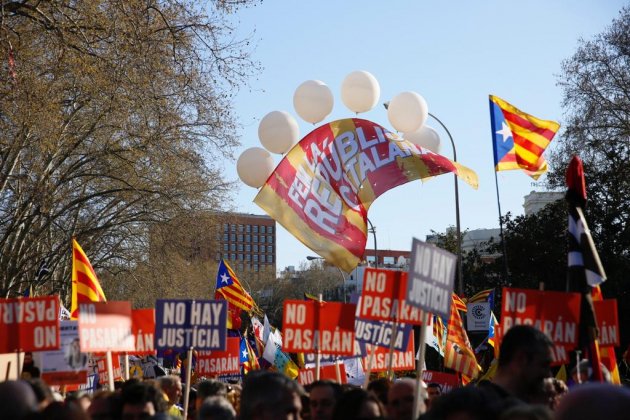 Carteles No Pasaran manifestación Madrid Sergi Alcàzar