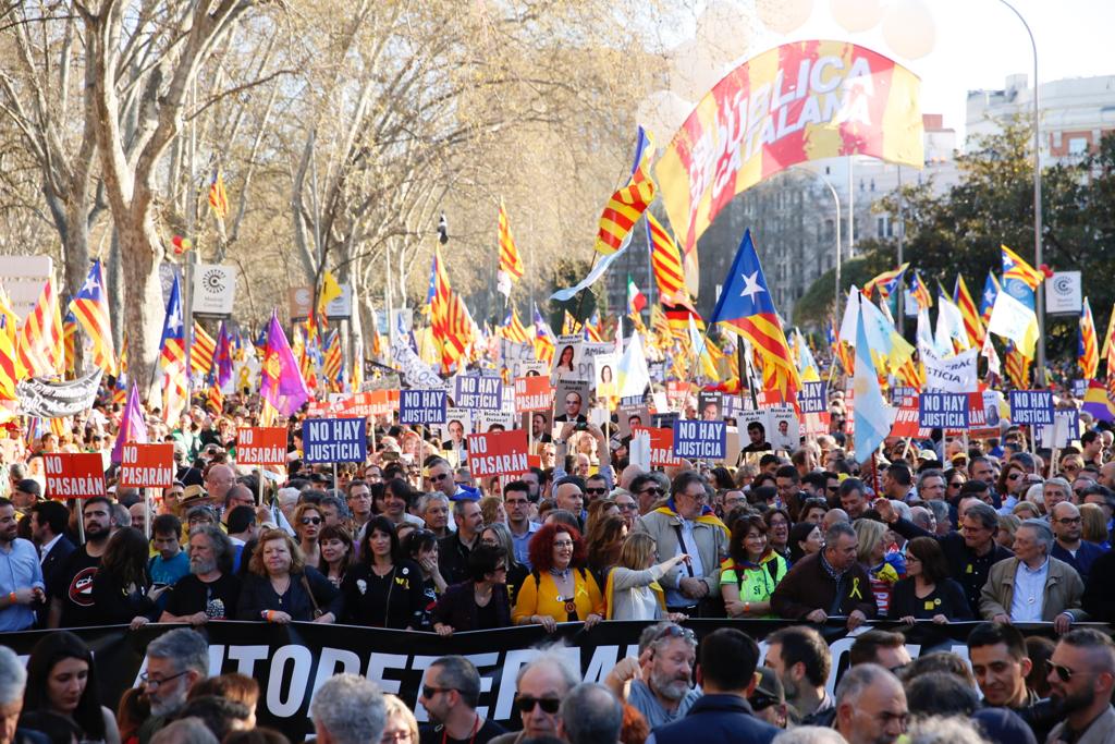 manifestacio independentista madrid sergi alcazar
