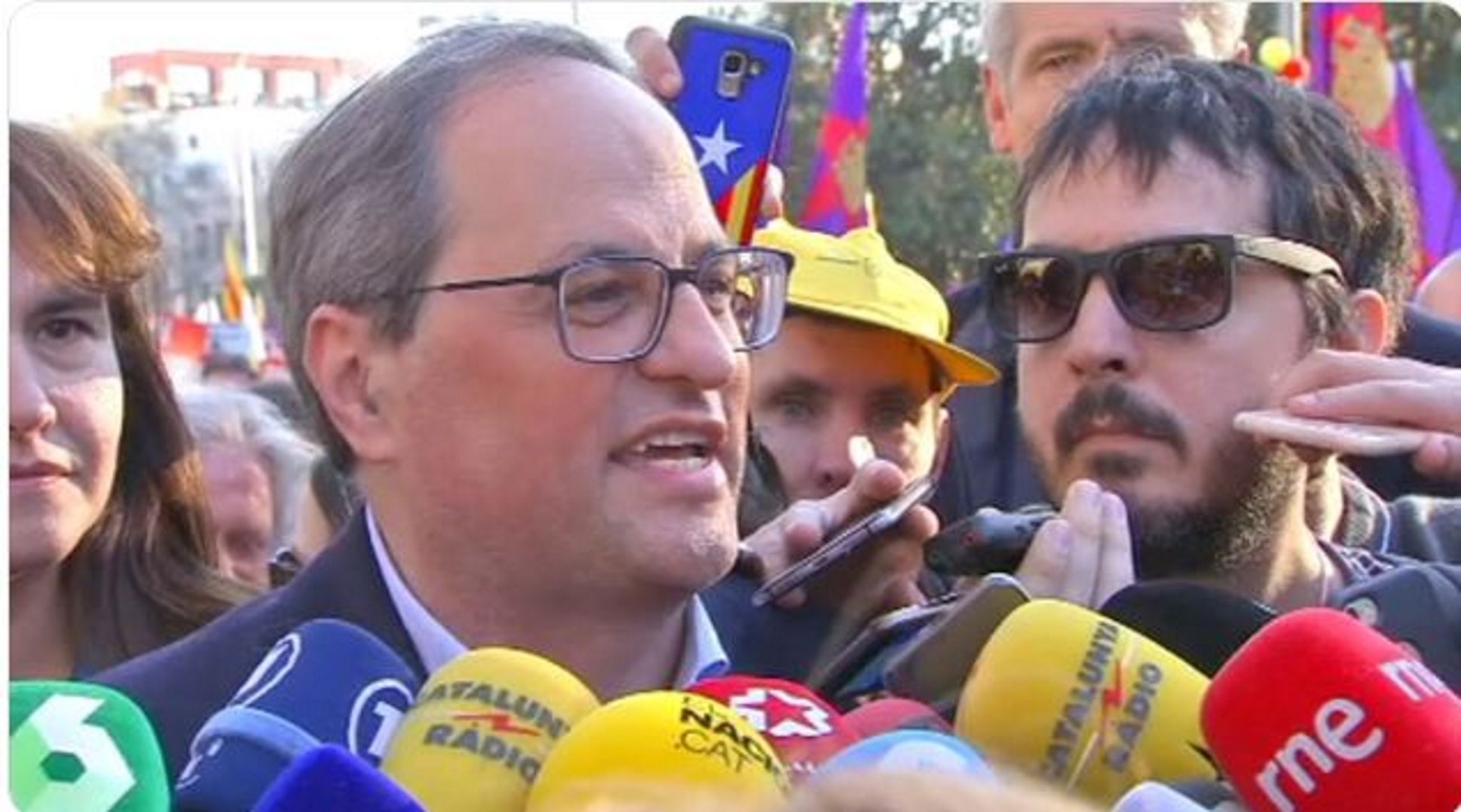 Torra: "Escucha España este clamor de libertad"