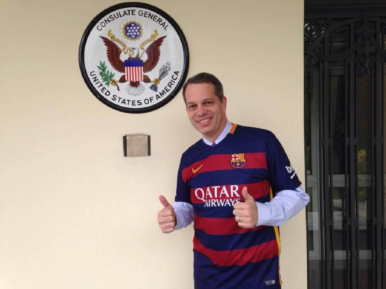 El cónsul de los EE.UU. en Barcelona es culé, ¿y el embajador en Madrid?