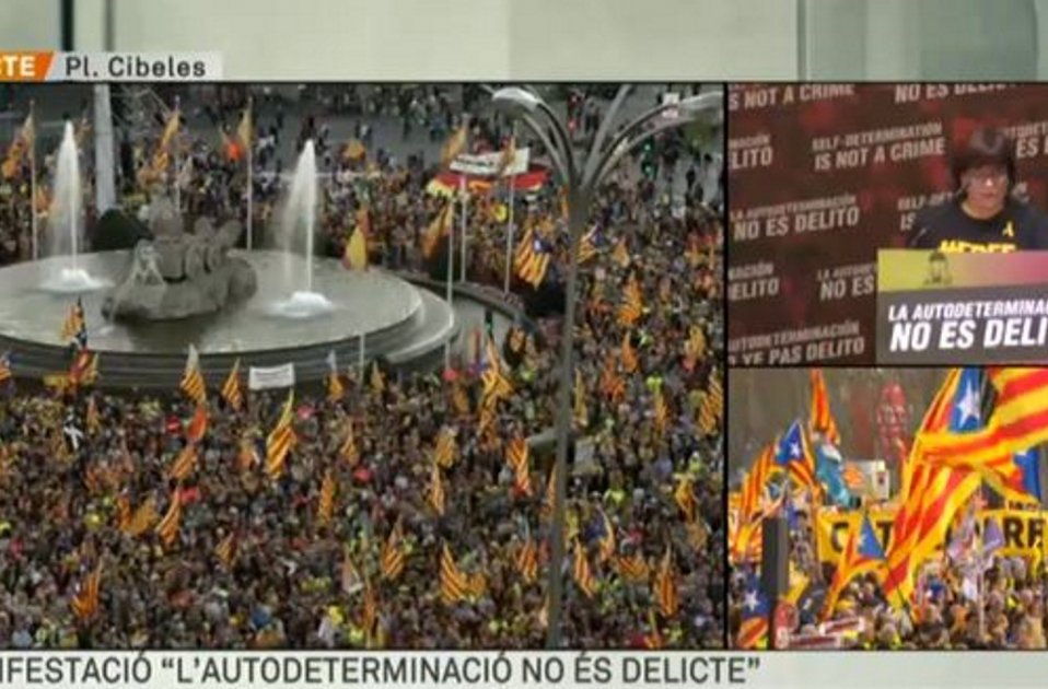 TV3 manifestacio madrid