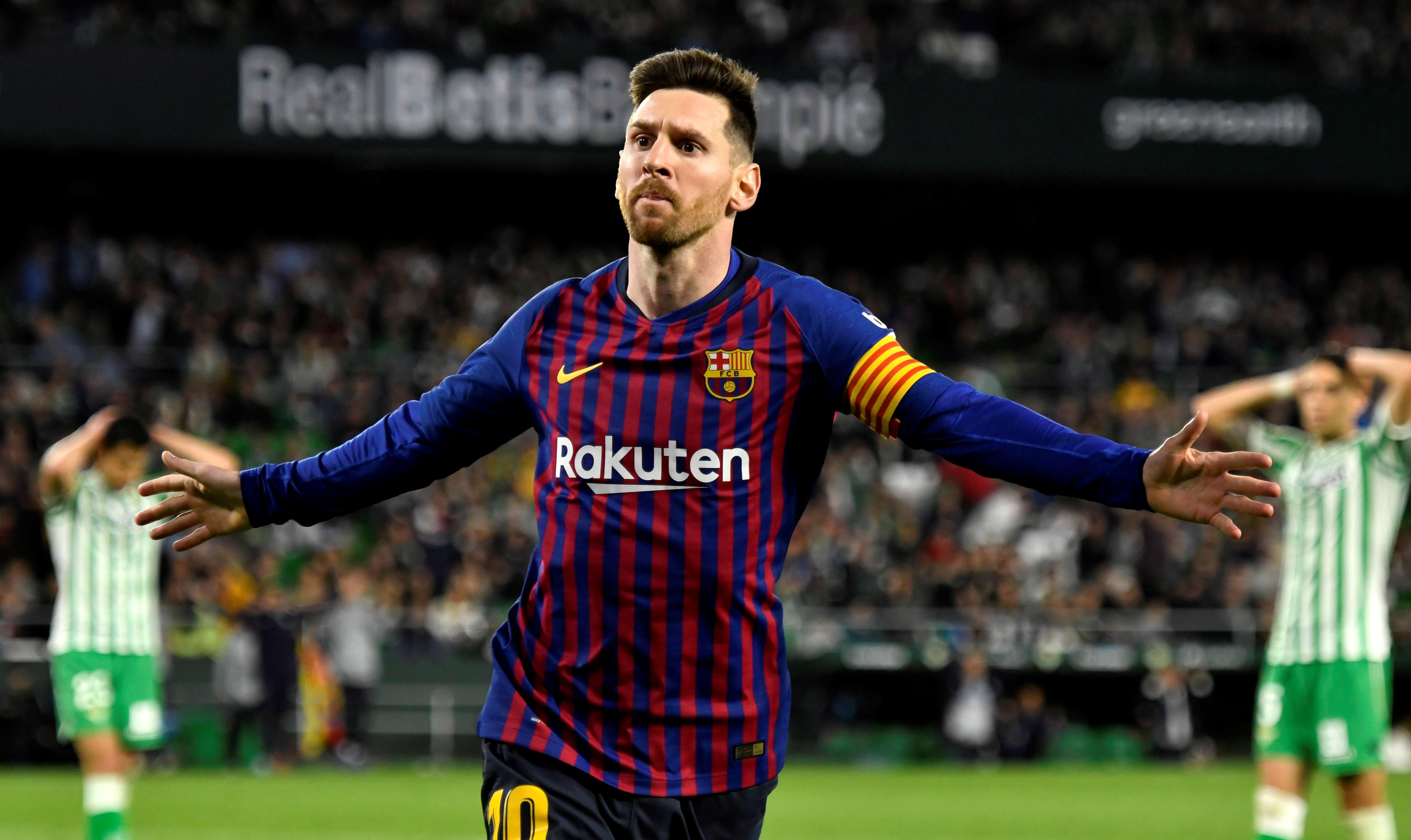 Messi gana la primera final en el Villamarín (1-4)