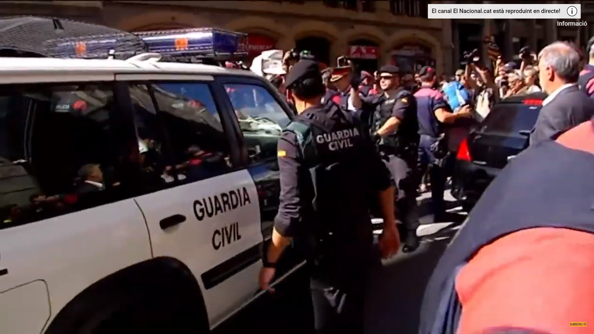 El vídeo que Marchena s'ha negat a mostrar i que contradiu el guàrdia civil